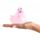 Rub My Duckie vibrátor fürdőkacsa rózsaszín tolldíszes Paris Pink 2.0