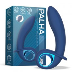 Alpha Palha análvibrátor vibrátoros felfújható análdugó USB szilikon